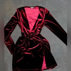 Red Velvet Dress